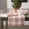 DII® 72" Jolly Tree Collection Nutcracker Plaid Table Runner